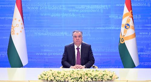 Поздравление Президента Республики Таджикистан Эмомали Рахмона по случаю 34-й годовщины Государственной независимости