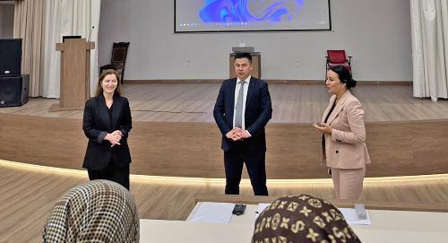 Встреча студентов РТСУ с представителями компании «Ориё Тиджорат»