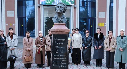 В РТСУ почтили память гения русской литературы, великого поэта А. С. Пушкина