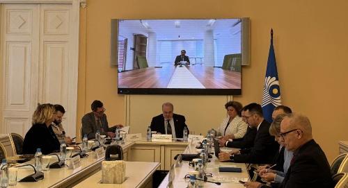 Ректор РТСУ принял участие в заседании рабочей группы МПА СНГ