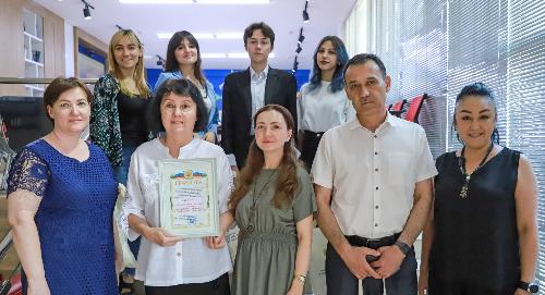 Ансамбль «Славяне» РТСУ награждён Грамотой Посольства России в Таджикистане
