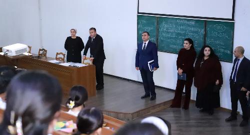 Ректор РТСУ встретился со студентами и преподавателями факультетов ИМО и ИнЯз