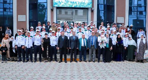 В РТСУ состоялось торжественное мероприятие, посвящённое проводам студентов-добровольцев на военную службу