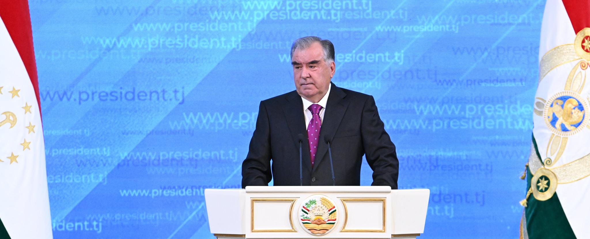 Послание Президента Республики Таджикистан уважаемого Эмомали Рахмона «Об основных направлениях внутренней и внешней политики республики»