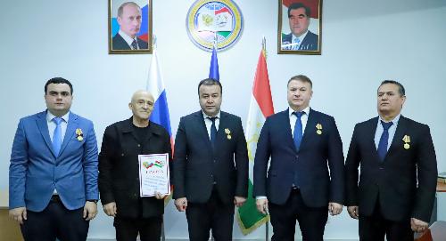 Представители РТСУ удостоены юбилейных медалей Пограничных войск ГКНБ Таджикистана