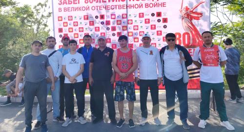 РТСУ на забеге в честь 80-летия Великой Победы в Душанбе