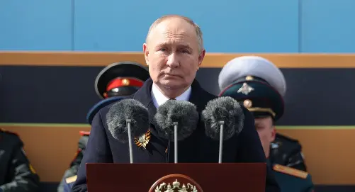 Выступление Президента Российской Федерации Владимира Путина на параде Победы